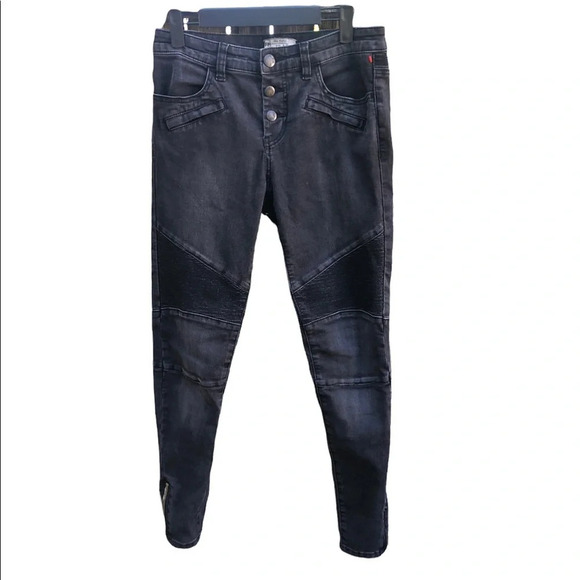 FREE PEOPLE MOTO STYLE SKINNY JEANS - Picture 2 of 7